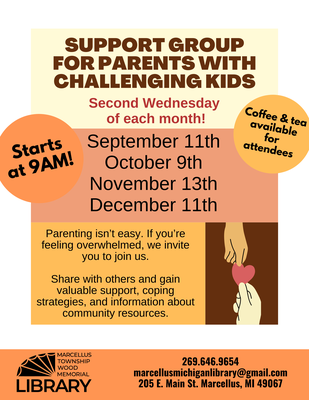 Support Group for Parents with Challenging Kids