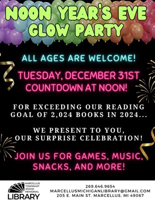 Noon Year's Eve Glow Party